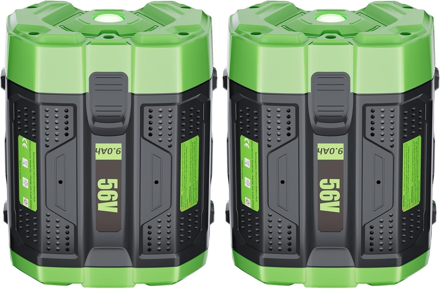 2PACK 9.0Ah BA2800 Replacement for EGO 56V Battery Compatible with EGO 56V BA2800T BA4200T BA5600T BA4200 BA1400 BA2800 Power Tools