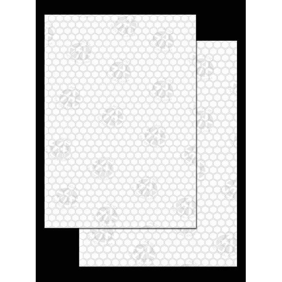 2PACK Camouflage EasyPeel Spray Paint Cerakote Camo Gun Model Stencil MICRO HEX