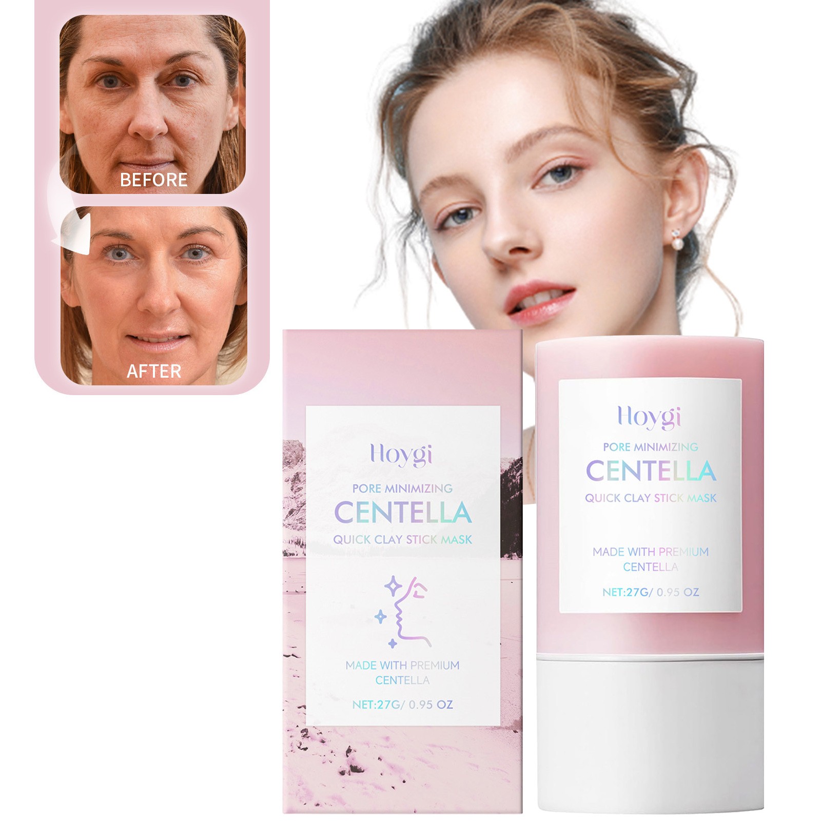 2PACK Centella Poremizing Quick Clay Stick Mask , 27g /0.95 .oz