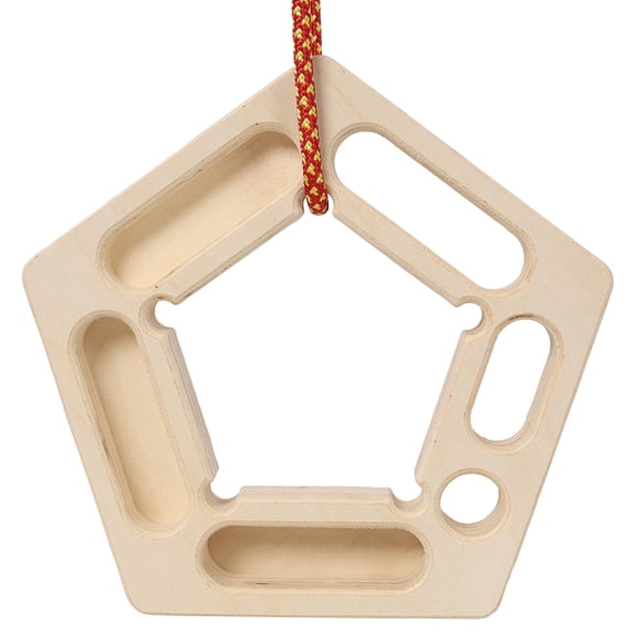 2PACK Climbing Hangboard Rock Climbing Training,Rock Climbing Fingerboard, Wooden Climbing Board Trainer for Strengthen Fingers and Grip,