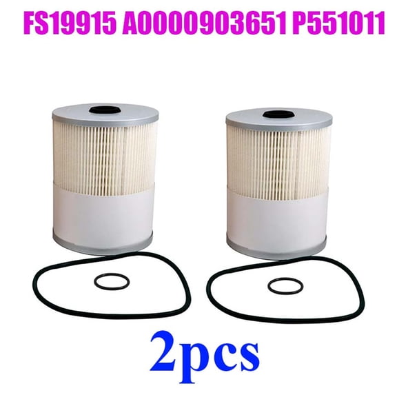2PACK FS19915 For Detroit Diesel DDE Fuel Filter Water Separator US STOCK
