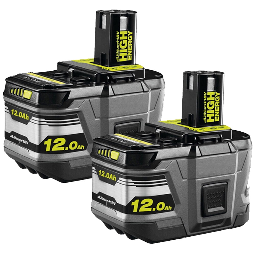 2PACK For RYOBI P108 18V 12.0Ah High Capacity Battery 18Volt Lithium-Ion Battery