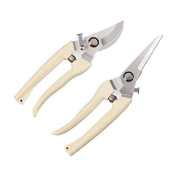 2PACK Garden Pruning Shears Scissors for Bypass Gardening Trimmers Tools