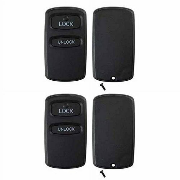 2PACK KeylessOption Just the Case Keyless Entry Remote Key Fob Shell OUCG8D-525M-A, E4EG8D-522M-A for Mitsubishi