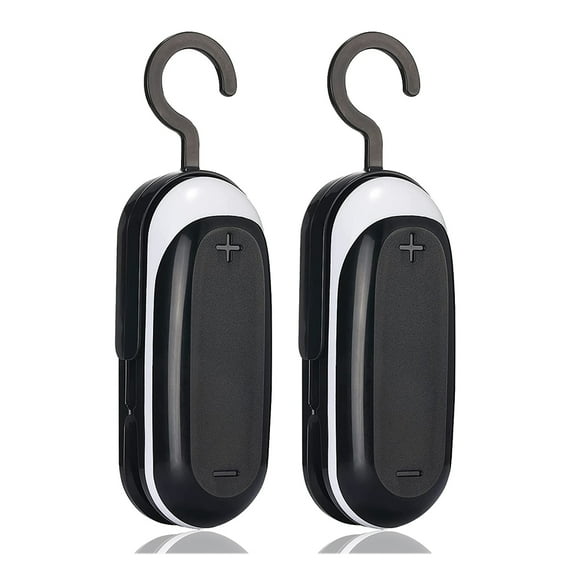 2PACK Mini Bag Sealer, Portable Heat Vacuum Sealers Plastic Sealer, Chip Bag Sealer, 2 in 1 Heat Seal and Cutter Mini Food Sealer For Plastic Bags Mini Portable Sealer, Bag Sealer