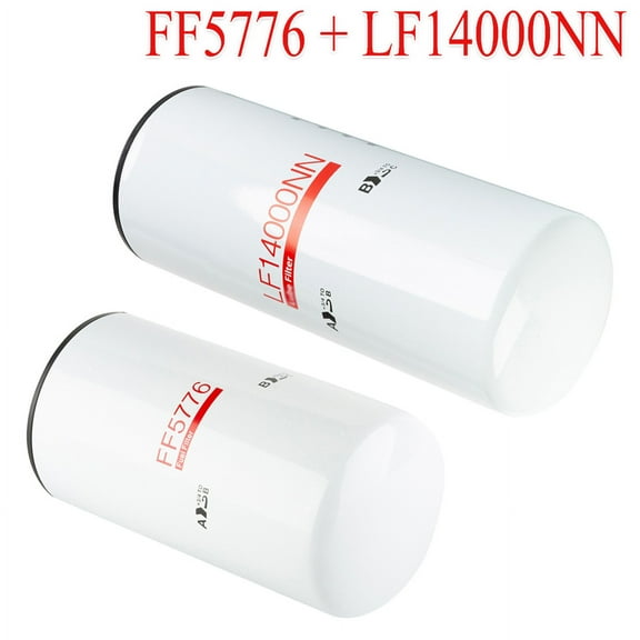 2PACK OIL CHANGE KIT LF14000NN, FF5776, Filter Kit For CUMMINS ISX15