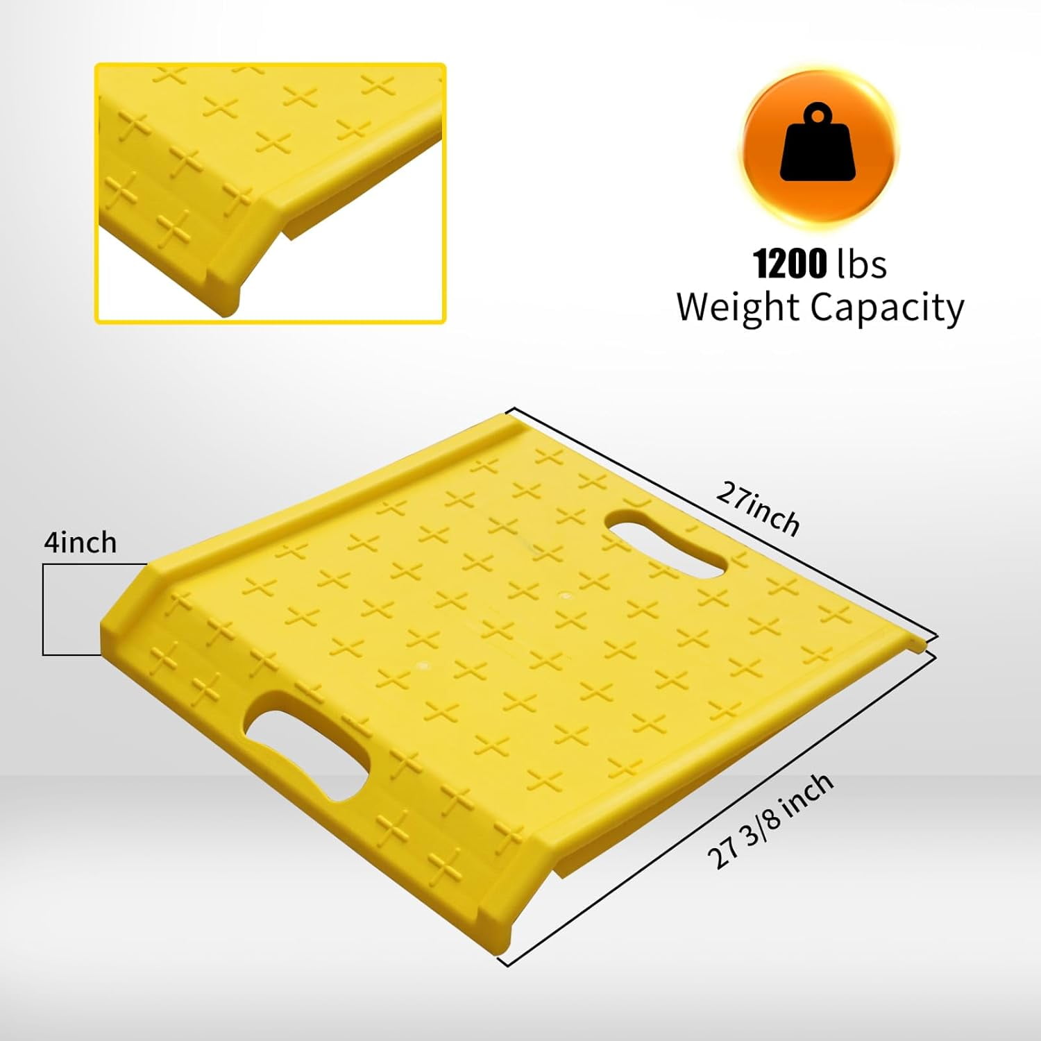 5000 Lb Loading Ramps 2PACK Portable Curb Ramp 4