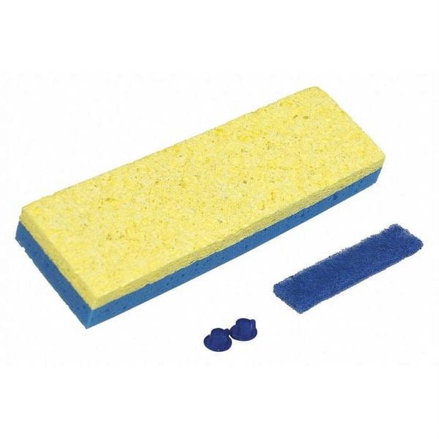 2PACK Quickie 442ZQK Cellulose Sponge Mop Head, Yellow