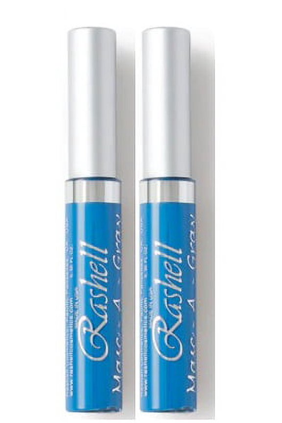 (2PACK) Rashell Masc-A-Gray Hair Color Mascara-Blue(#115) "MANGO SIX B&M"
