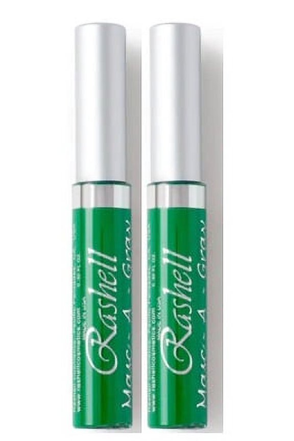 (2PACK) Rashell Masc-A-Gray Hair Color Mascara-Green(#116) "MANGO SIX B&M"