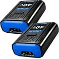 thumbnail image 1 of 2PACK Replacement for Kobalt 40V Battery 8.0Ah Lithium ion KB540-06 KB440-06 KB640-03 with Fuel Gauge - Compatible with 40V Kobalt Battery Power Tools, 1 of 11