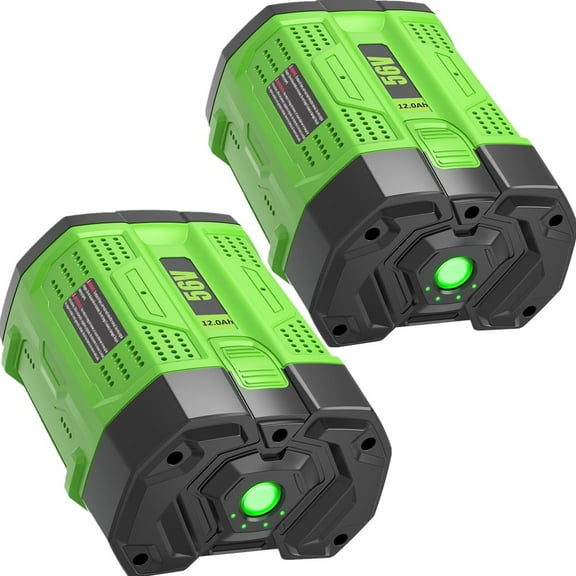 2PACK Replacement for EGO Power+ BA6720T 56-Volt 12.0 Ah Lithium ion Battery with Upgraded Fuel Gauge (3rd Generation)