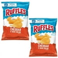 thumbnail image 1 of (2PACK) Ruffles Potato Chips Cheddar & Sour Cream Flavored Snack Chips, 1 of 4