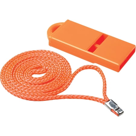2PACK Seachoice 2 In. W. x 2-1/4 In. L. x 1/4 In. D. Orange Plastic Whistle