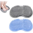 thumbnail image 1 of 2PACK Shower Foot Scrubber Mat, Shower Foot Scrubber, Foot Scrubber in Shower, Non-Slip Suction, 1 of 5