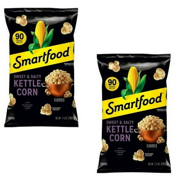(2PACK),Smartfood Kettle Corn Flavored Popcorn