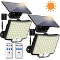 thumbnail image 1 of 2Pack Solar Lights Outdoor,Kepeak  106LED 5000LM Motion Sensor Security Lights with Remote Control, 1 of 8