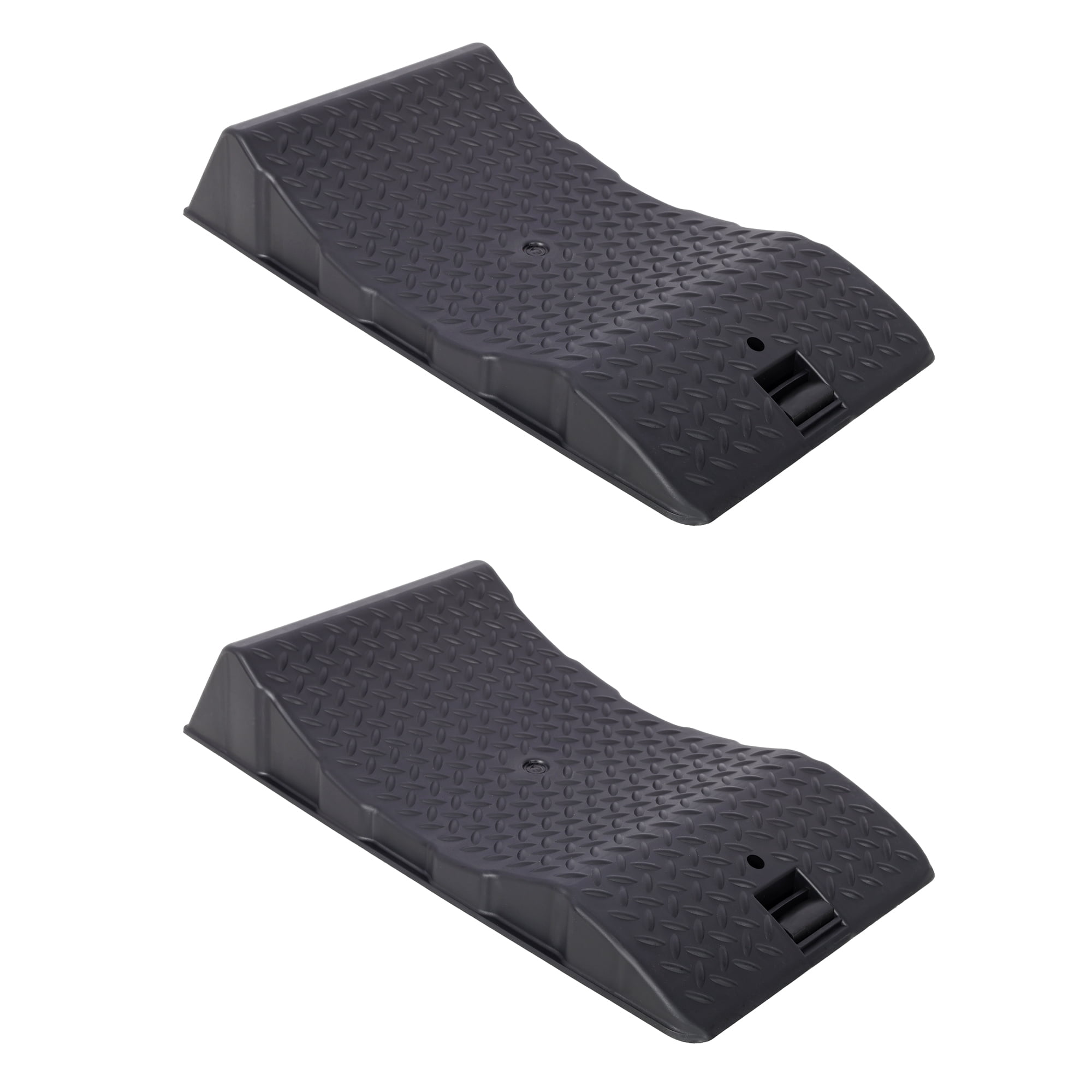 2PACK Tire Saver Ramps,Car Tire Wheel Ramps,Anti-Slip Hard Plastic ...