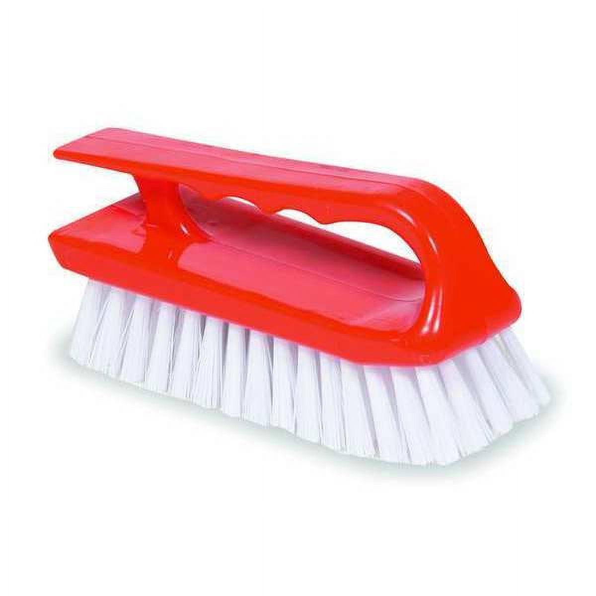 2PACK ToughGuy 1VAD9 4-7/10" L Scrub Brush, , Plastic