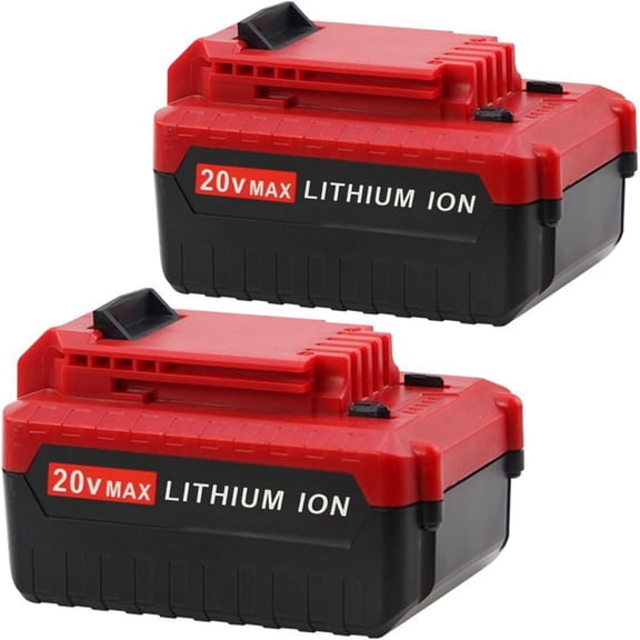 2PACK Upgraded 8.0Ah for Porter Cable 20V Lithium Battery Compatible with PCC681L PCC680L PCC685L PCC685LP PCC682L PCC600 PCC640