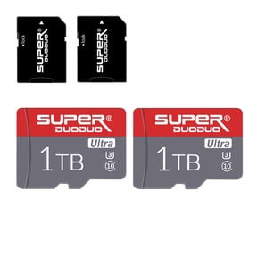 2PACS MEMORY CARD 1T,MINI Card Fast Speed with Adpter for Camera,Smartphone