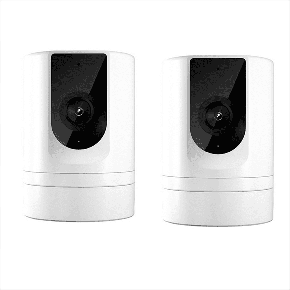 2PC 1080P Security Camera Indoor, Pet Camera Use Ease Life APP , Voice Intercom Foldable Baby Camera for Home Security