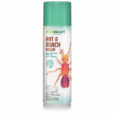 2PC 14 OZ Aerosol Organic Ant & Roach Killer Kills Ants Roaches Crickets
