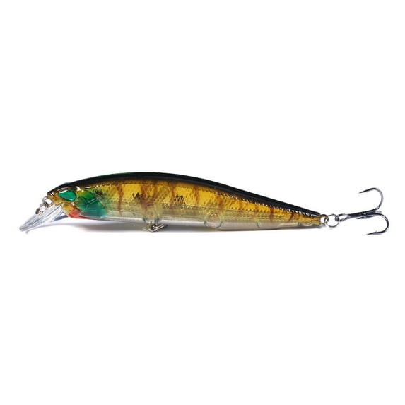 2PC 16 Colors 3D Suspended Minnow Fishing Lures Jigs Tall Eyes Sunken High Carbon Steel baits 0.5-2M