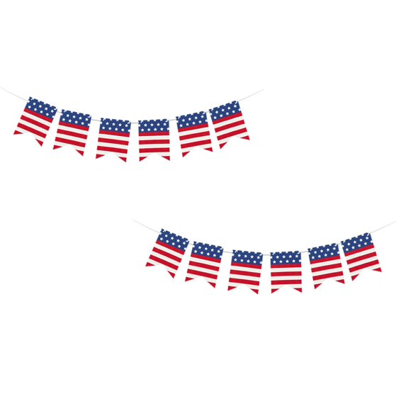 2PC 2023 Hanging Shiny Decorations Patriotic Party Decor Independence Day Hanging Fourth Of July Decorations Holiday Decor Party Supplies Home Decoration