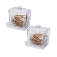 thumbnail image 1 of 2PC 2Pcs Cotton Cotton Jewelry Storage Box Round High Transparent Storage Tank Bag Of Storage Organization And Storage Household Essentials, 1 of 6