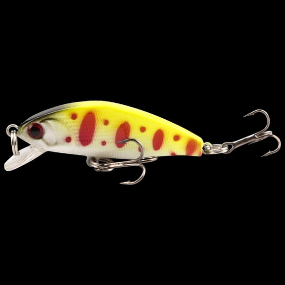2PC 3.4g Micro Fishing Lures Jigs Small Minnow Freshwater Slow Sinking Long Casting Plastic Fake Bait Outdoor Supplies