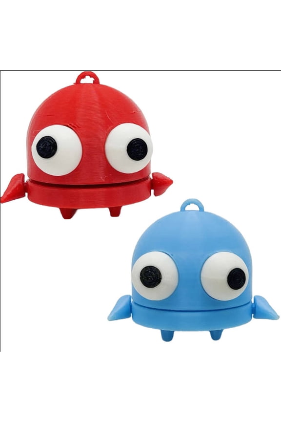 2PC 3D Printed Repo Robot Keychain, Repo Robot Toy With Movable Head and Joints, Funny Keychain Gifts For Friends