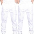 thumbnail image 1 of 2PC 4-13Years Boys And Girls Childrens Sports Cargo Pants Stretch Elastic Waist School Kids Twill Joggers, 1 of 7