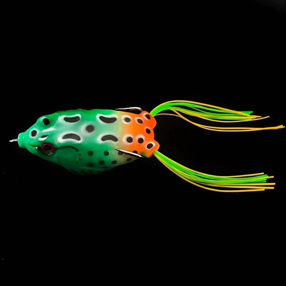 2PC 4.5g/8g/13g Artificial Soft Frog Shaped Fishing Lure, Portable Plastic Minnow Crankbaits For Freshwater Saltwater