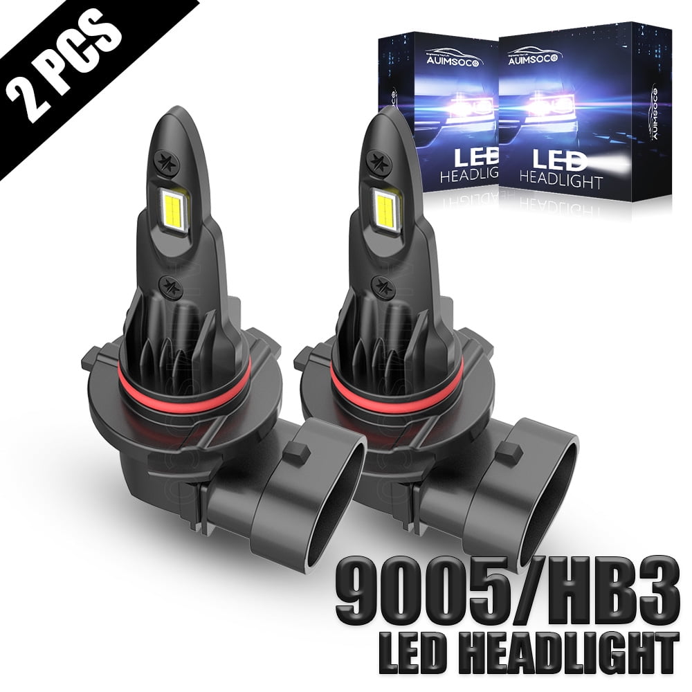 2PC 4-Sides LED Headlight Bulb For Dodge Charger 2016 2017 2018 2019 2020 -  2022 Canbus No Error Halogen Replacement