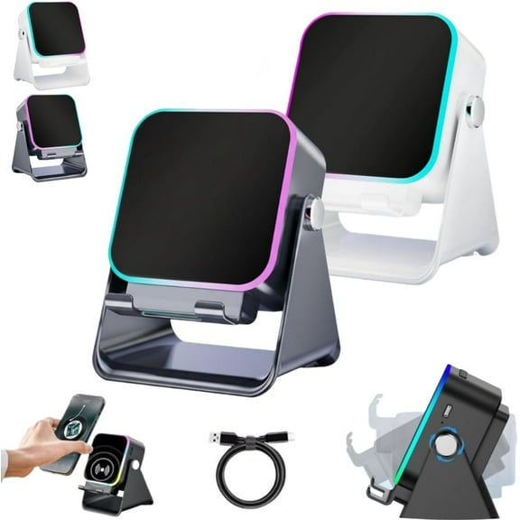 2PC 5-in-1 Bluetooth Speaker - Induction Charging C