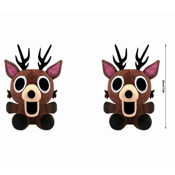 2PC 99 Nights In the Forest Plush Doll Deer Plush Toys 7.9" Gentle & Snuggly Companion Winter Plush Perfect Christmas Gifts