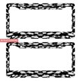 thumbnail image 1 of 2PC Add Trendy Edge to Your Car: Black - White Cracked 6.3x12.2inch(16x31cm), 1 of 8