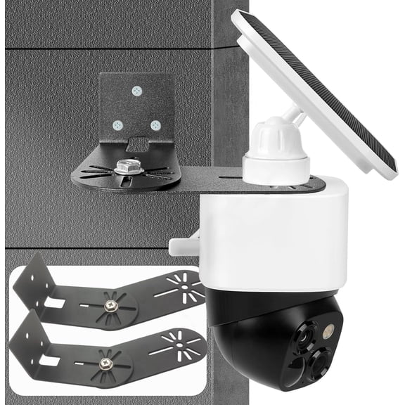 2PC Adjustable Corner Mount Bracket Compatible for SoloCam S340, Maximum Coverage of 270 on Both Sides of The House,Extended Corners Mount for Eufy Camera Get The Best View360 Swive