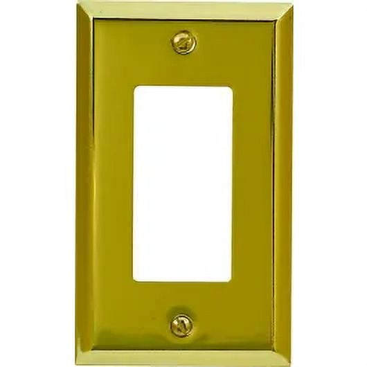 2PC Amerelle 163RBR Century RockerGFCI Wall Plate 1 Gang Bright Brass