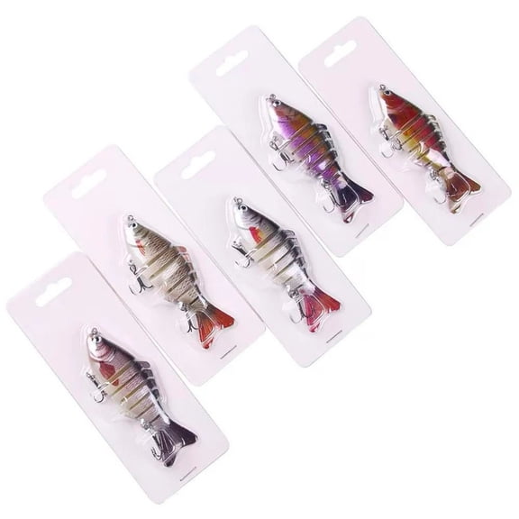 2PC Articulated Artificial Lures 6 10cm