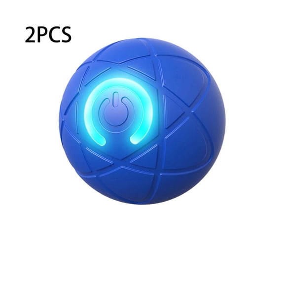 2PC Blue Automatic Moving Dog Toy With Usb Rechargeable Battery, Interactive Motion Sensor For Small Medium Large Dogs, Indoor Outdoor Play Exercise