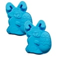2PC,Cake Word Molds,Easter Bakeware Tools Bunny DIY Mould Baking