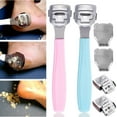 Professional 2PC Callus Shaver Set with 20 Razor Blade Refills, Hard