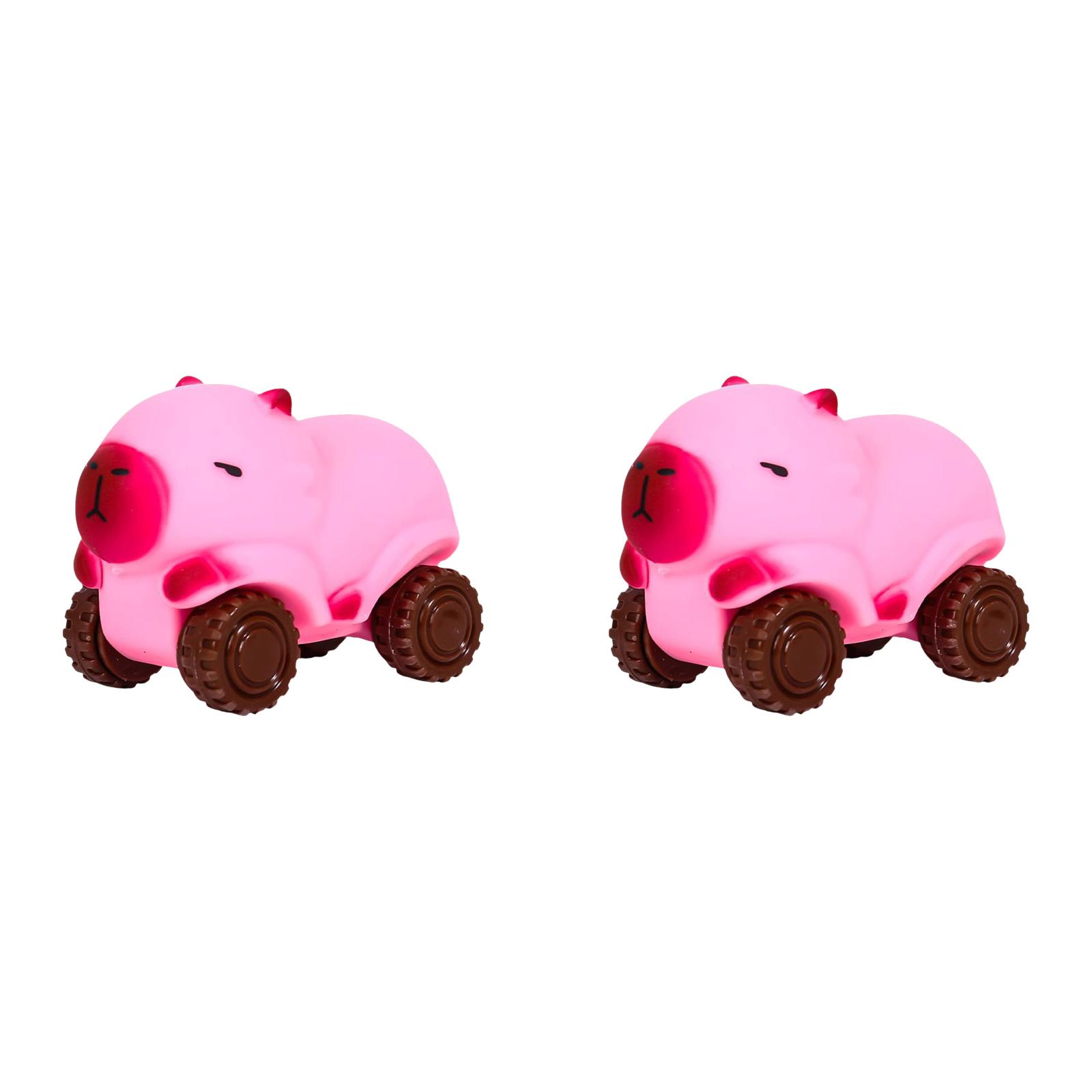 2PC Capybara Pulls Car Toy, Capybara Sensory Toys for Stress Relief ...