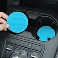 thumbnail image 1 of 2PC Car Originality Water Mat Fashion Solid Color Heat Insulation Mat Honeycomb Car Mat Car Mat(Blue), 1 of 5