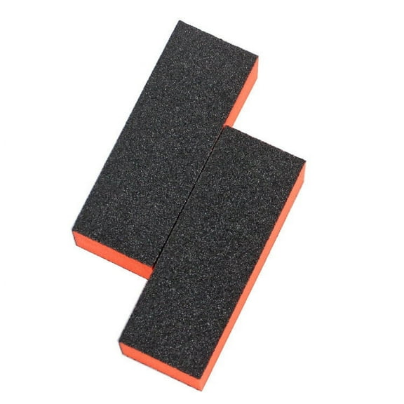 2PC Care Buffer Buffing Sanding Block Files Grit Acrylic Tool 2PCS Straight Edge Nail Set