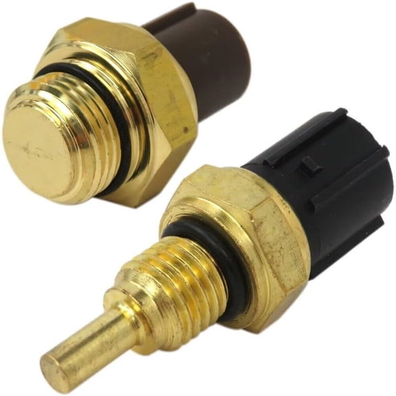 2PC Cooling Fan Switch Coolant Temp Sensor Kit Set For Honda Accord CR-V Civic