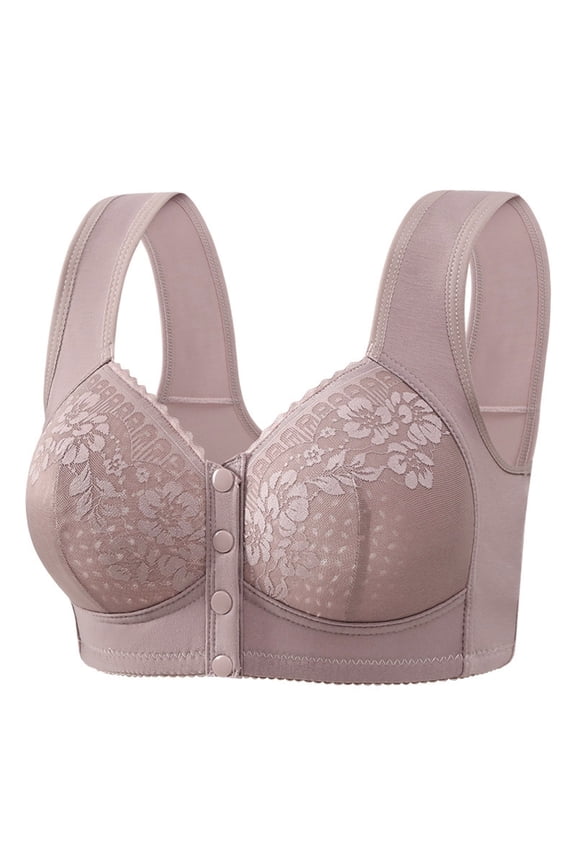 2PC Cotton Bralette Transparent Shoulder Strap Cordless Backless Spongeless Strapless Bra,Grey,36