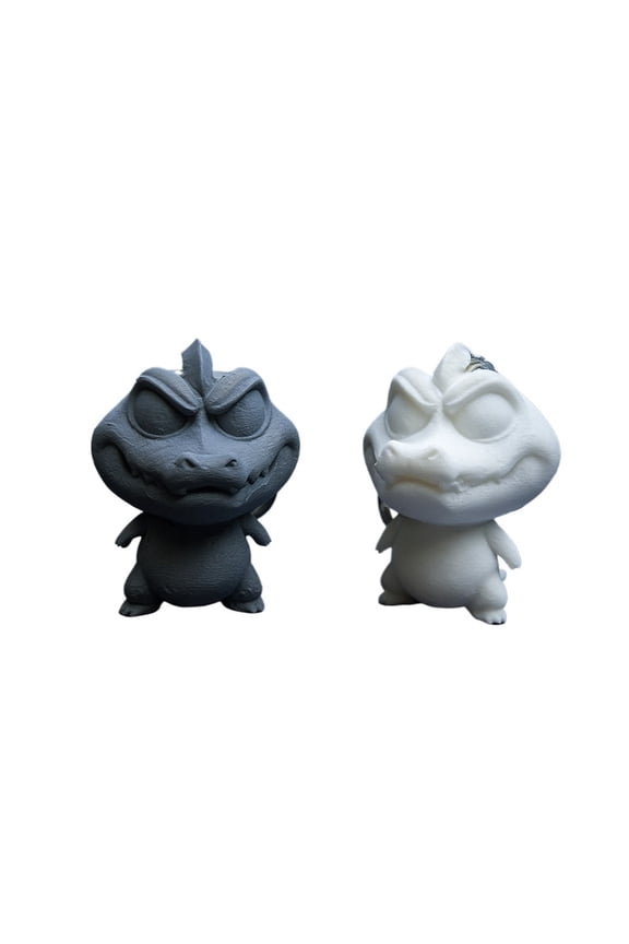2PC Crocodile Keychain STL Cute Animal Crocodile 3D Printing